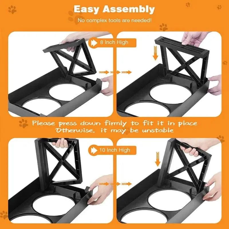 Essentialshouses Dog Double Elevated Stand Bowl