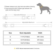 Essentialshouses Dog Leather Customized ID Collar