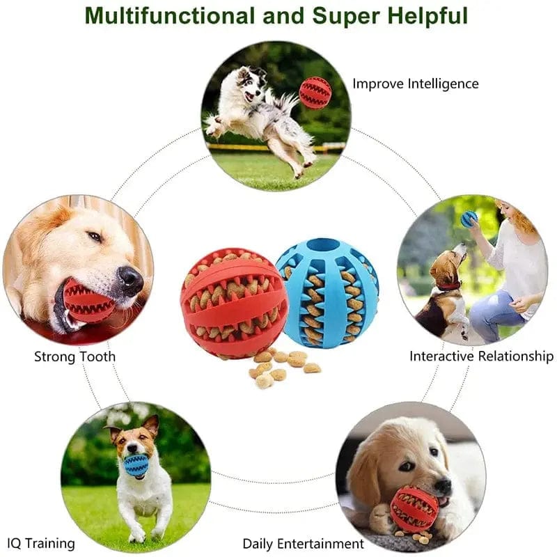 Essentialshouses Dog Tooth Cleaning Food Ball Toy