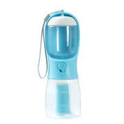 Essentialshouses Dog Water cup with waste bag 300ml Garbage Bag / Turquoise Dog Water Cup Drinking Food Garbage Bag Three-in-one Portable Small Multi-functional Pet Cups Pets Supplies