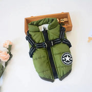 Essentialshouses Dog Waterproof Warm Harness Jacket