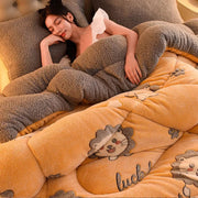 Essentialshouses Double Duvet Velvet Warm Blanket