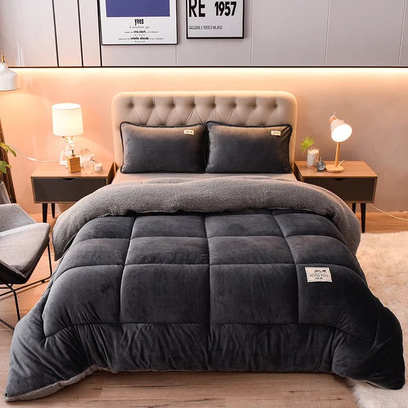 Essentialshouses Double Duvet Velvet Warm Blanket