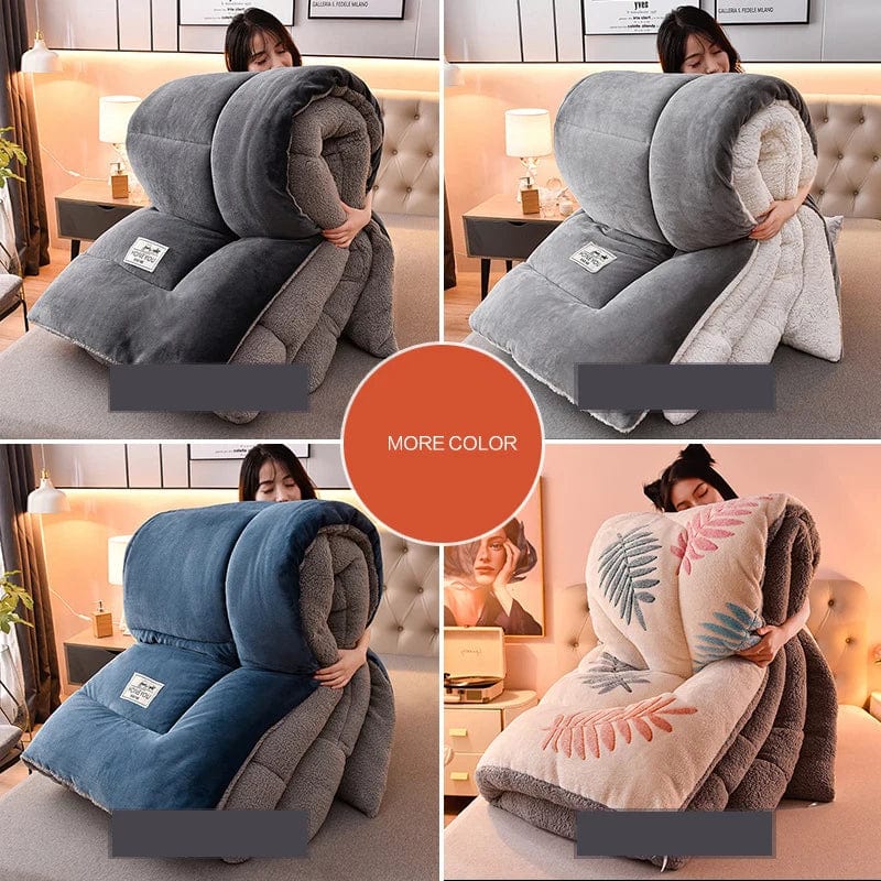 Essentialshouses Double Duvet Velvet Warm Blanket