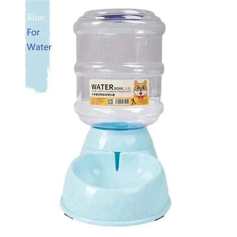 Essentialshouses Drinking Blue Large Capacity Drinking Feeding Dispenser
