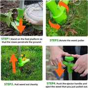 Essentialshouses Durable Long Handle Weed Remover
