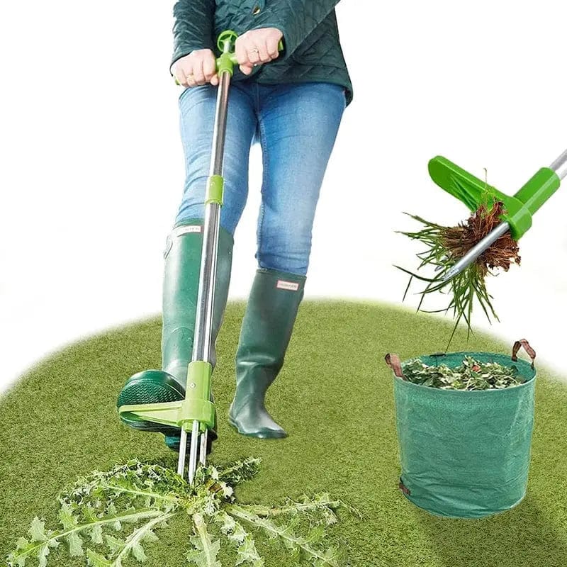 Essentialshouses Durable Long Handle Weed Remover