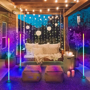 Essentialshouses EISSLOLY 1/2PCS Intelligent RGB Floor Lamp Application Control Music Synchronization Corner Lighting Timer