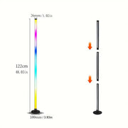 Essentialshouses EISSLOLY 1/2PCS Intelligent RGB Floor Lamp Application Control Music Synchronization Corner Lighting Timer