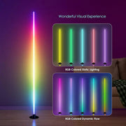 Essentialshouses EISSLOLY 1/2PCS Intelligent RGB Floor Lamp Application Control Music Synchronization Corner Lighting Timer