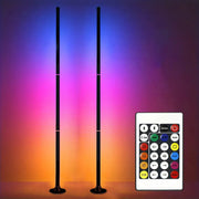Essentialshouses EISSLOLY 1/2PCS Intelligent RGB Floor Lamp Application Control Music Synchronization Corner Lighting Timer