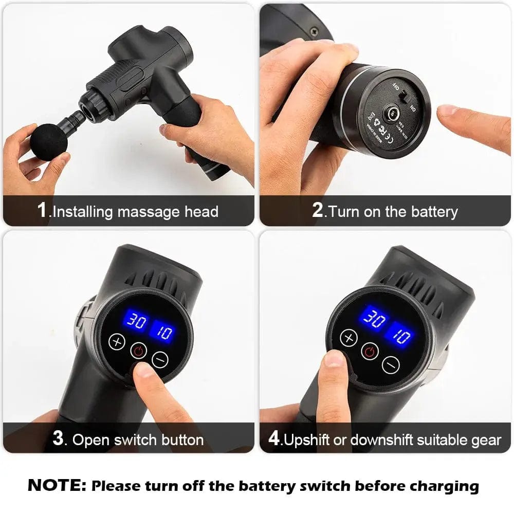 Essentialshouses Electric Pain Relief Gun Massager