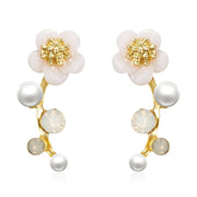 Essentialshouses ER18Y0421-1 Fashion Rose Flower Stud Earrings