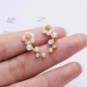 Essentialshouses ER18Y0421-1 Fashion Rose Flower Stud Earrings