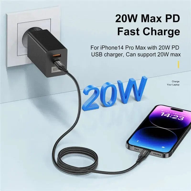 Fast Charging 20W PD USB-C Cable - Essentialshouses