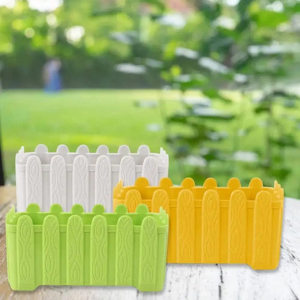 Essentialshouses Flower Pots Rectangular Planter Pot