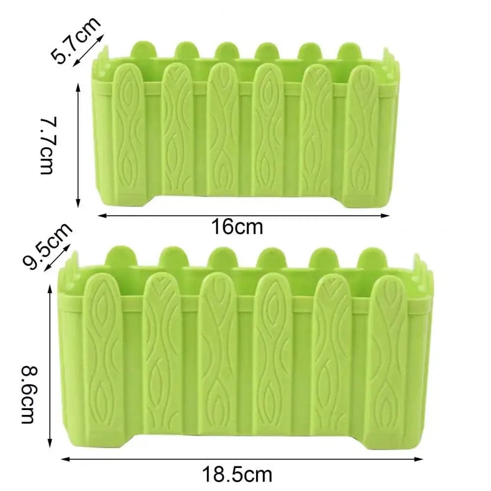 Essentialshouses Flower Pots Rectangular Planter Pot