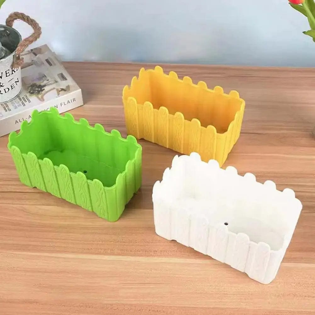 Essentialshouses Flower Pots Rectangular Planter Pot