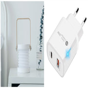 Essentialshouses Foldable Touch Dimmable LED Night Light 💡Foldable Touch Dimmable LED Lantern – Rechargeable Night Light