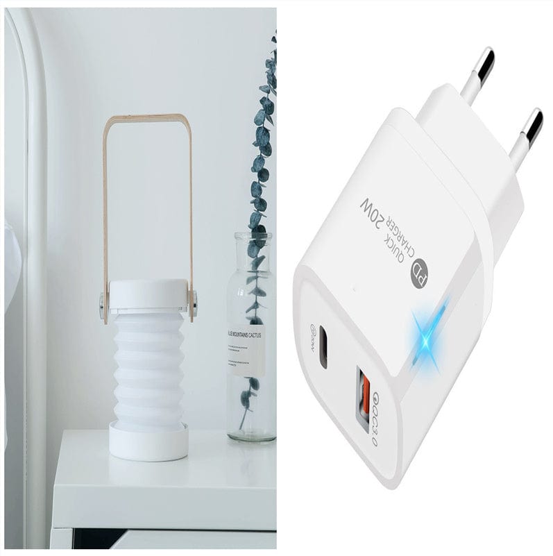 Essentialshouses Foldable Touch Dimmable LED Night Light 💡Foldable Touch Dimmable LED Lantern – Rechargeable Night Light