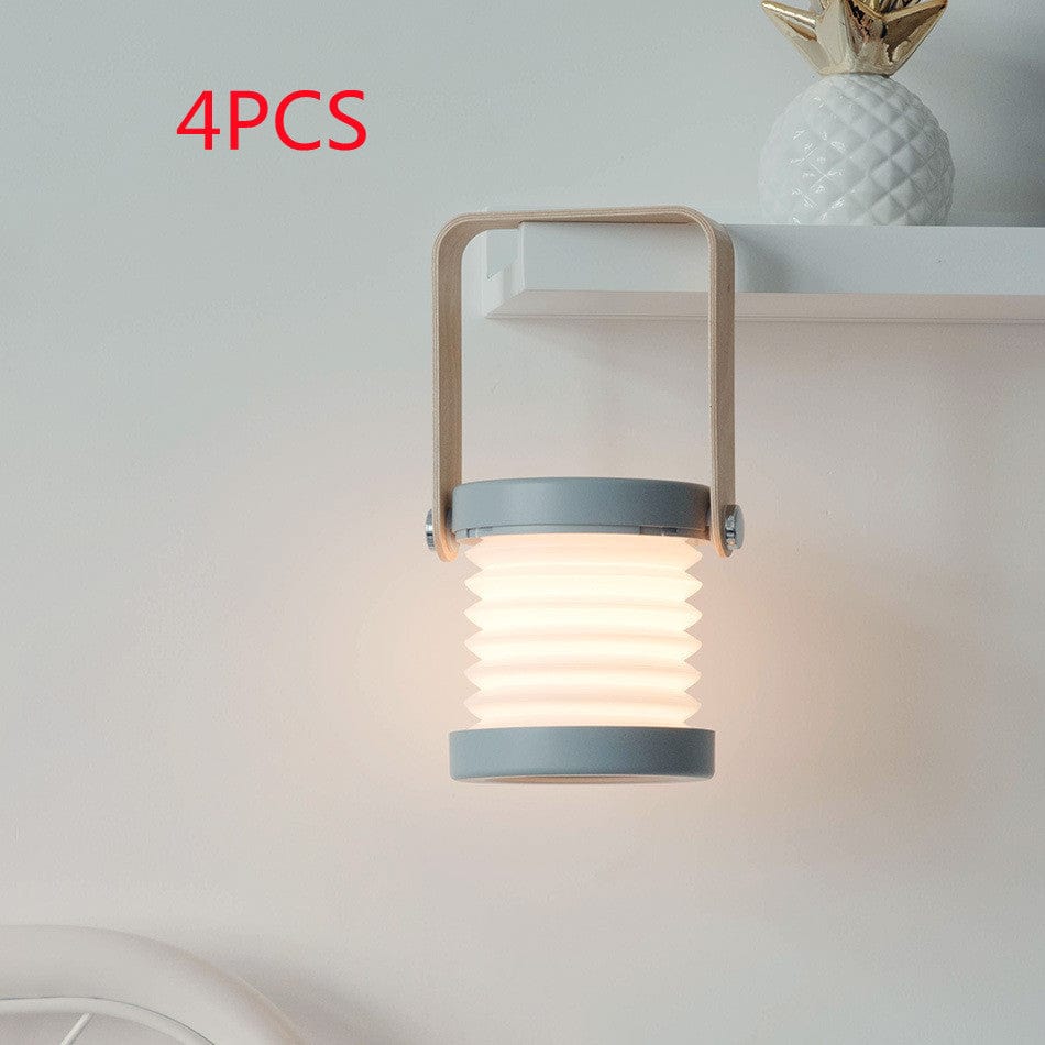 Essentialshouses Foldable Touch Dimmable LED Night Light 💡Foldable Touch Dimmable LED Lantern – Rechargeable Night Light