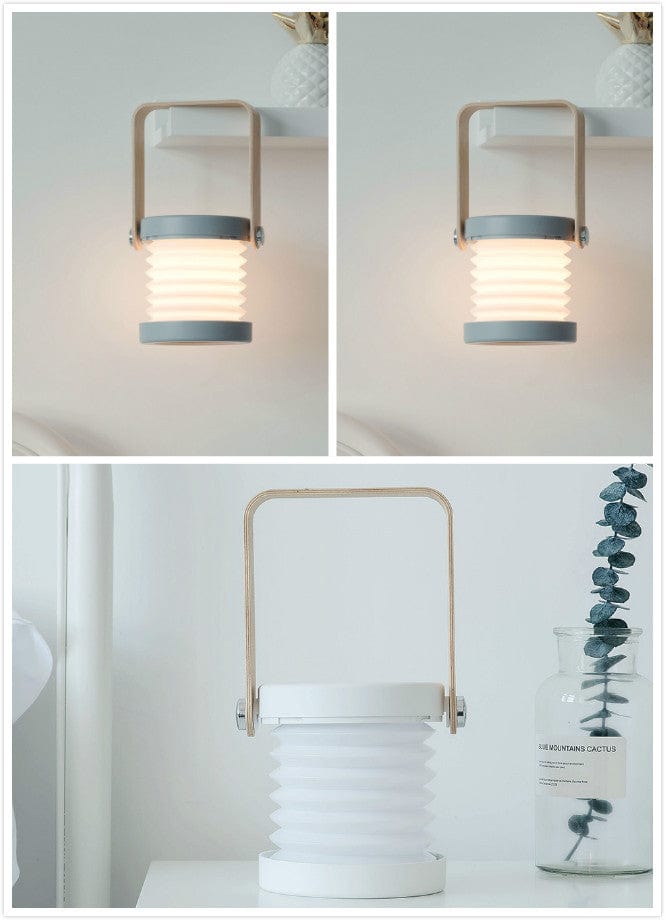Essentialshouses Foldable Touch Dimmable LED Night Light 💡Foldable Touch Dimmable LED Lantern – Rechargeable Night Light