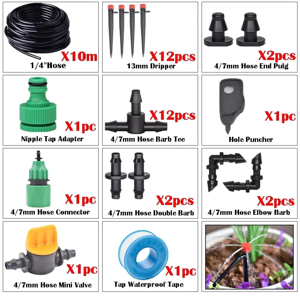 Essentialshouses G10m Garden Automatic Watering Tool Set