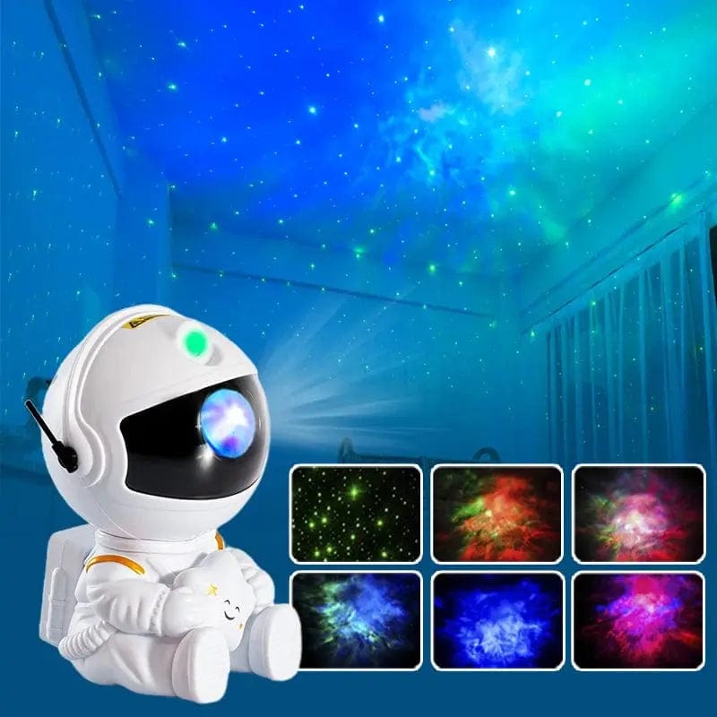 Essentialshouses 🌌Galaxy Star Projector LED Night Light – Astronaut Lamp
