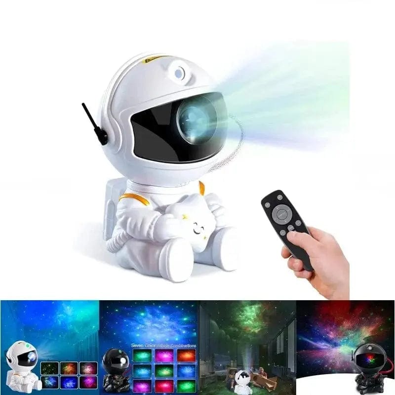 Essentialshouses 🌌Galaxy Star Projector LED Night Light – Astronaut Lamp