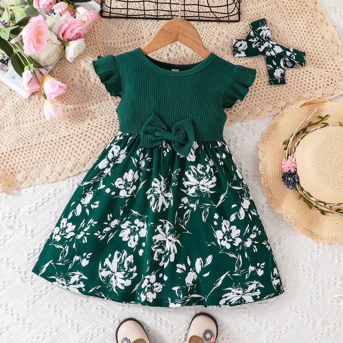 Girl Butterfly Fashion Style Dress - Essentialshouses