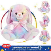 Essentialshouses Girls Luminous Cotton Bunny Plush Toy