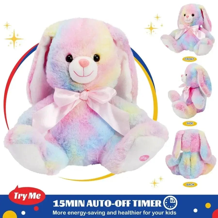 Essentialshouses Girls Luminous Cotton Bunny Plush Toy