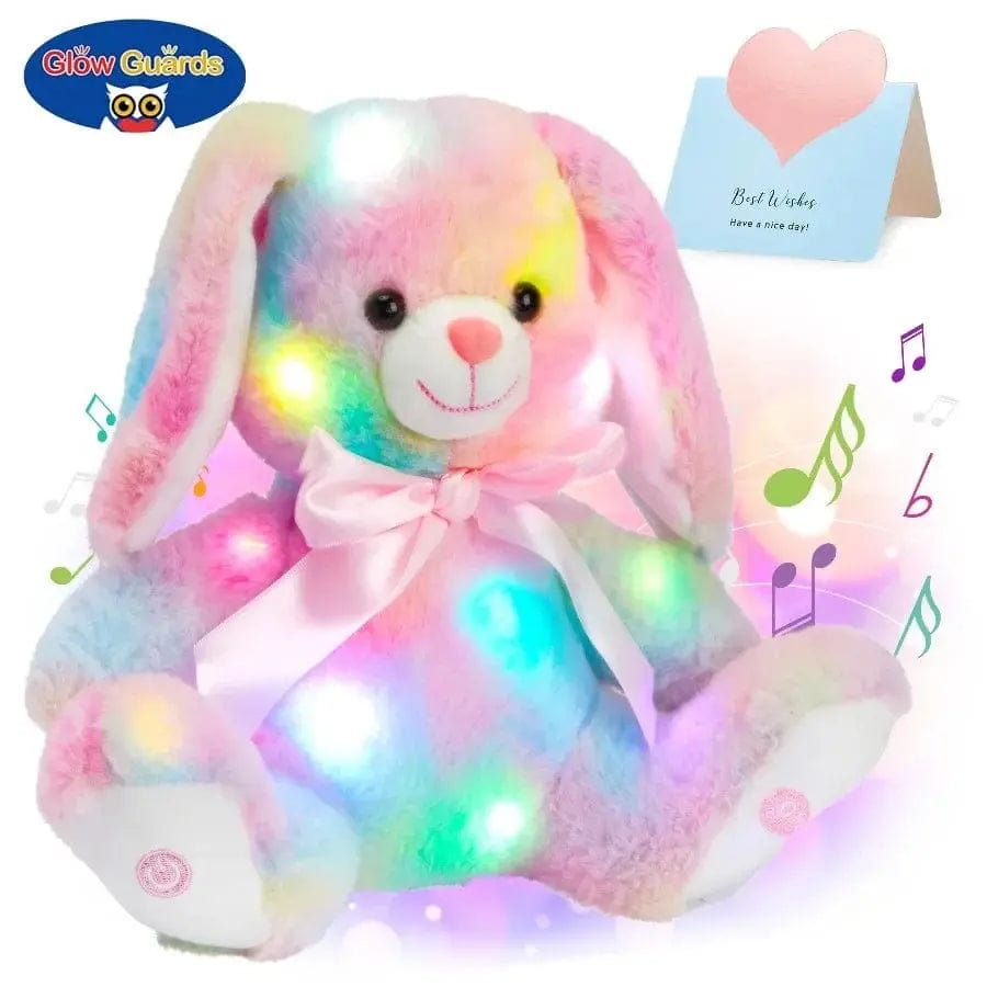 Essentialshouses Girls Luminous Cotton Bunny Plush Toy