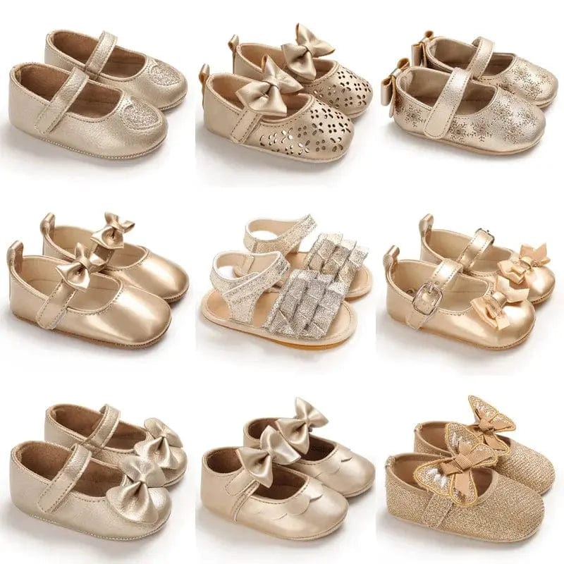 Golden Comfortable Soft Walking Shoes - Essentialshouses