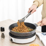 Essentialshouses GRAY / China Mainland Household Spaghetti Tongs Silicone Noodle Pasta Food Clip Pasta Scoop Colander Egg White Separator Drain Spoon Kitchen Accessori