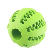 Essentialshouses Green / 7cm Dog Tooth Cleaning Food Ball Toy