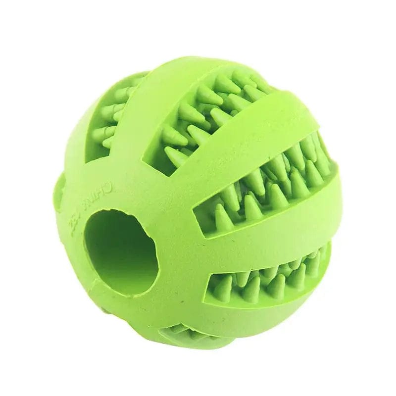 Essentialshouses Green / 7cm Dog Tooth Cleaning Food Ball Toy