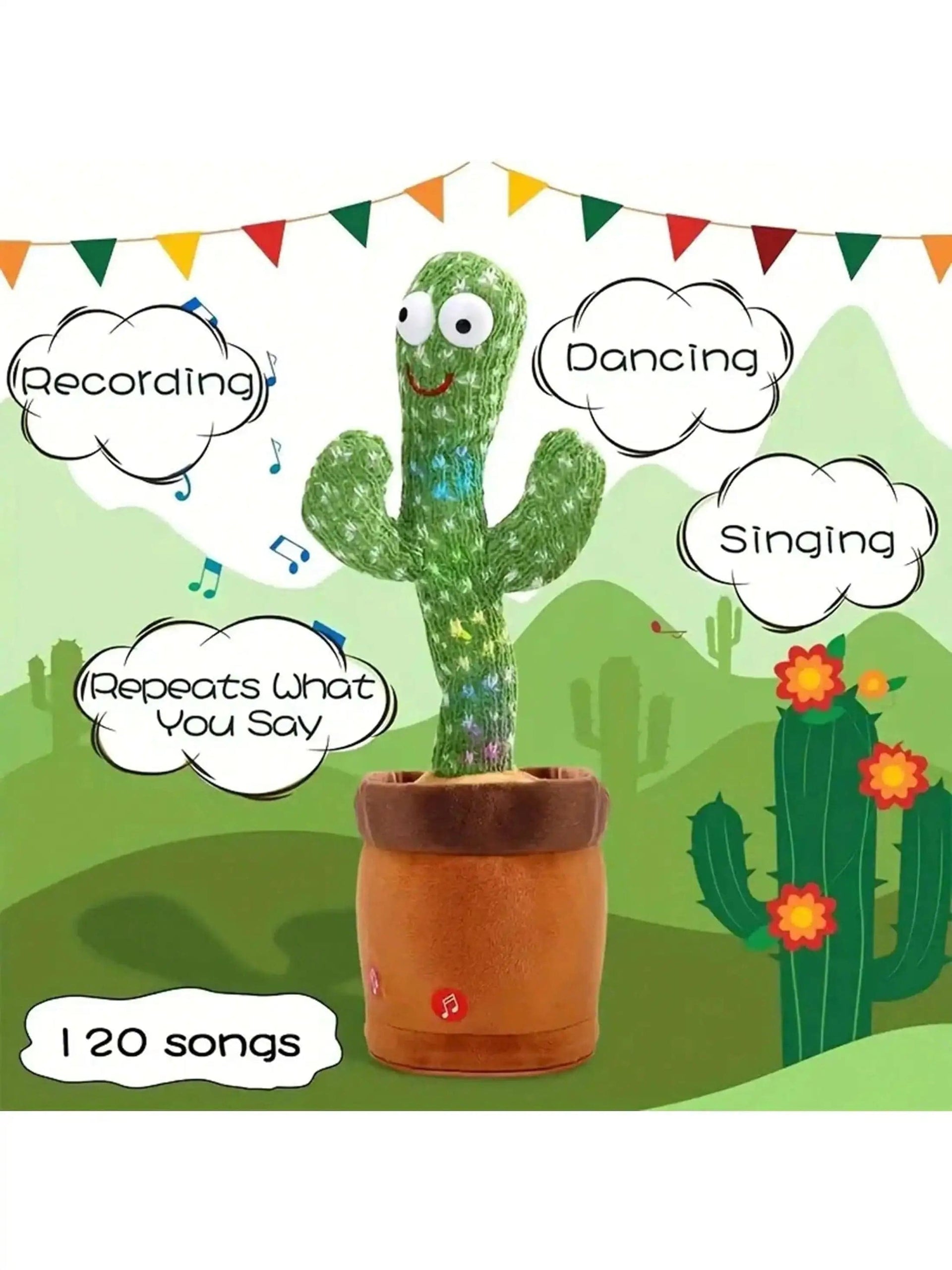 Talking Cactus Toy | Dancing Cactus Toy | Essentialshouses