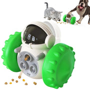 Essentialshouses green Dog Tumbler Food Interactive Toy