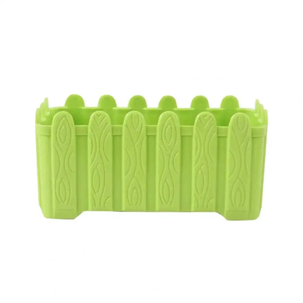 Essentialshouses green / L Flower Pots Rectangular Planter Pot