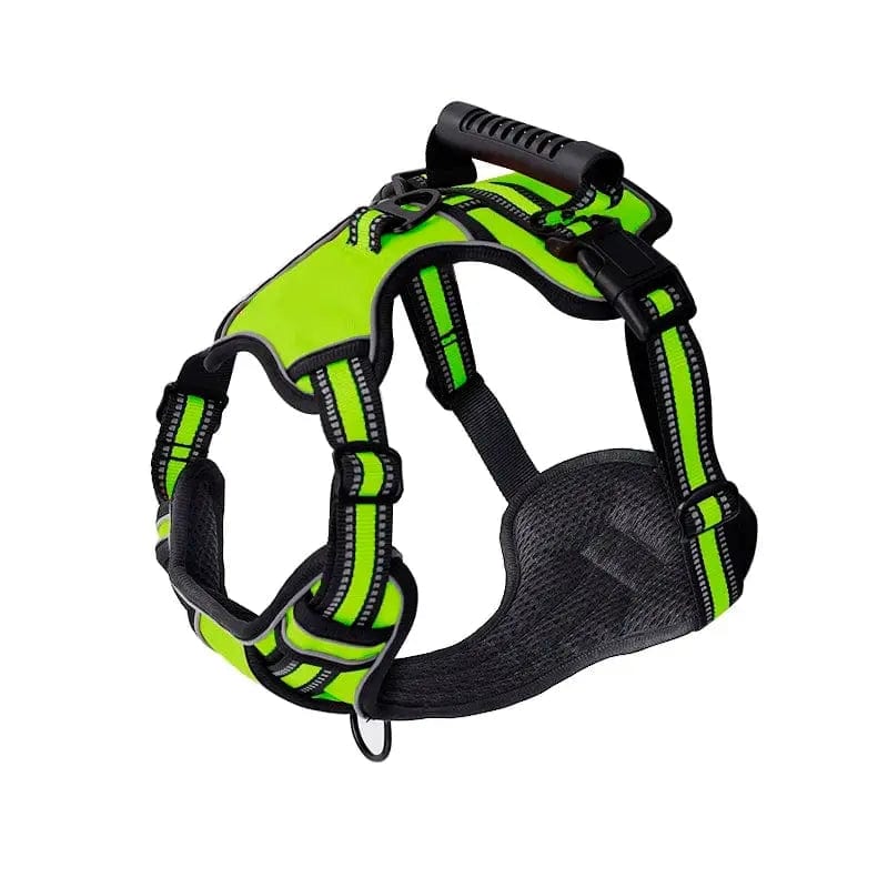 Essentialshouses green / M Dog Breathable Reflective Harness Vest