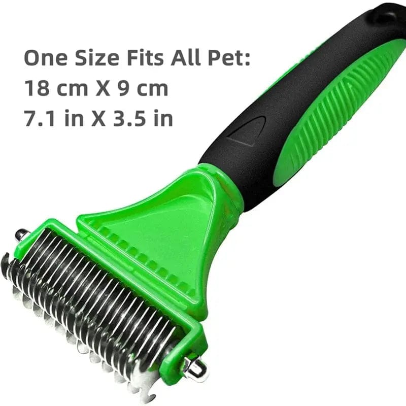 Essentialshouses green Pets Two-Sided Knots Remove Comb