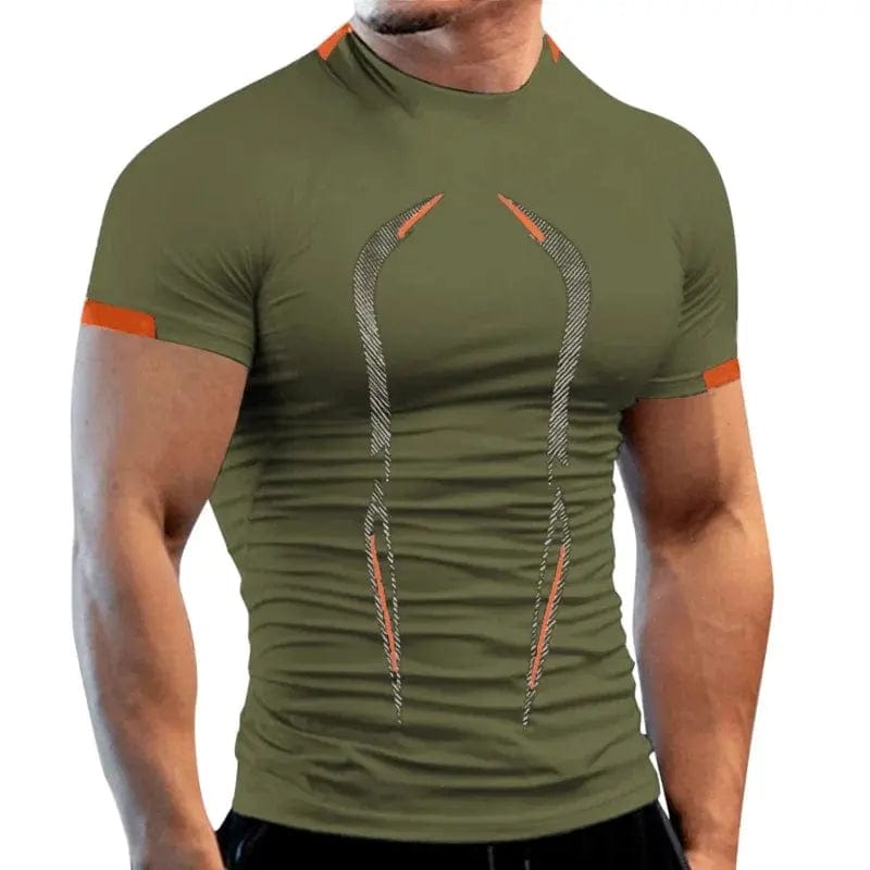 Essentialshouses Green / XXXL Men's Summer Comfortable Tight T-Shirt
