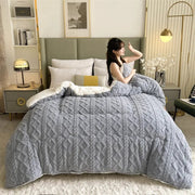 Essentialshouses Grey 1PC / 40x40cm Super Thick Winter Warm Blanket