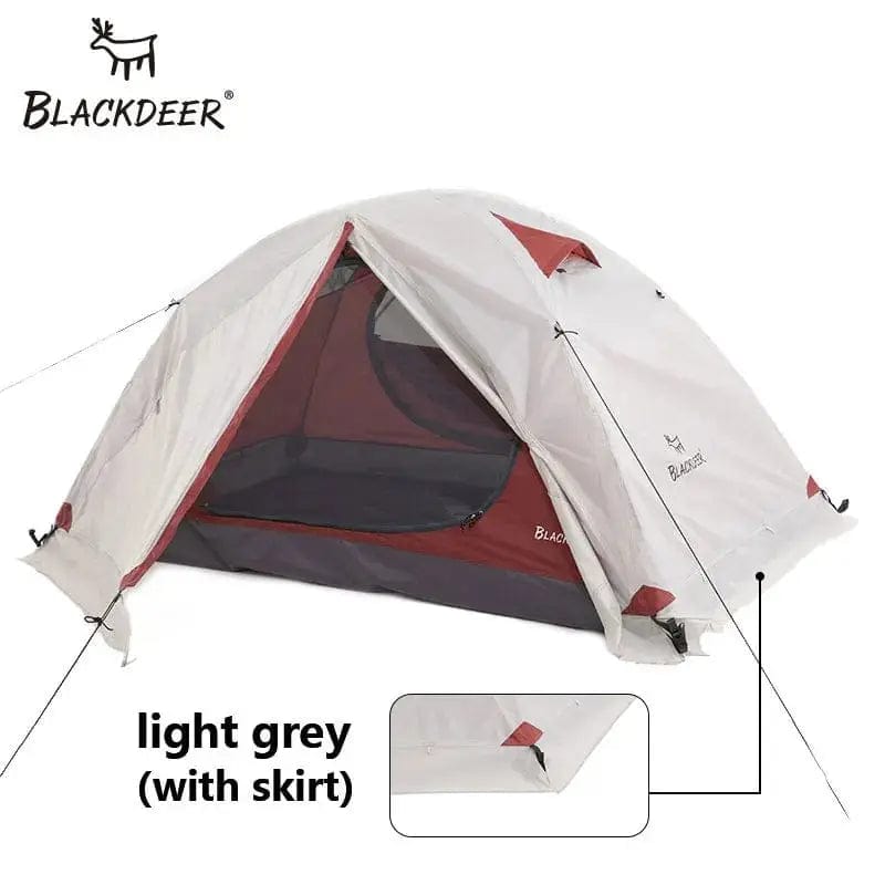 Essentialshouses Grey 4 Season 2P Double Layer Waterproof Hiking Tent