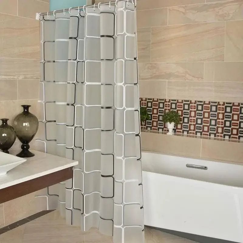 Essentialshouses grey 🚿 Waterproof Shower Curtain Liner – 180 PEVA Fabric