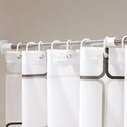 Essentialshouses grey 🚿 Waterproof Shower Curtain Liner – 180 PEVA Fabric