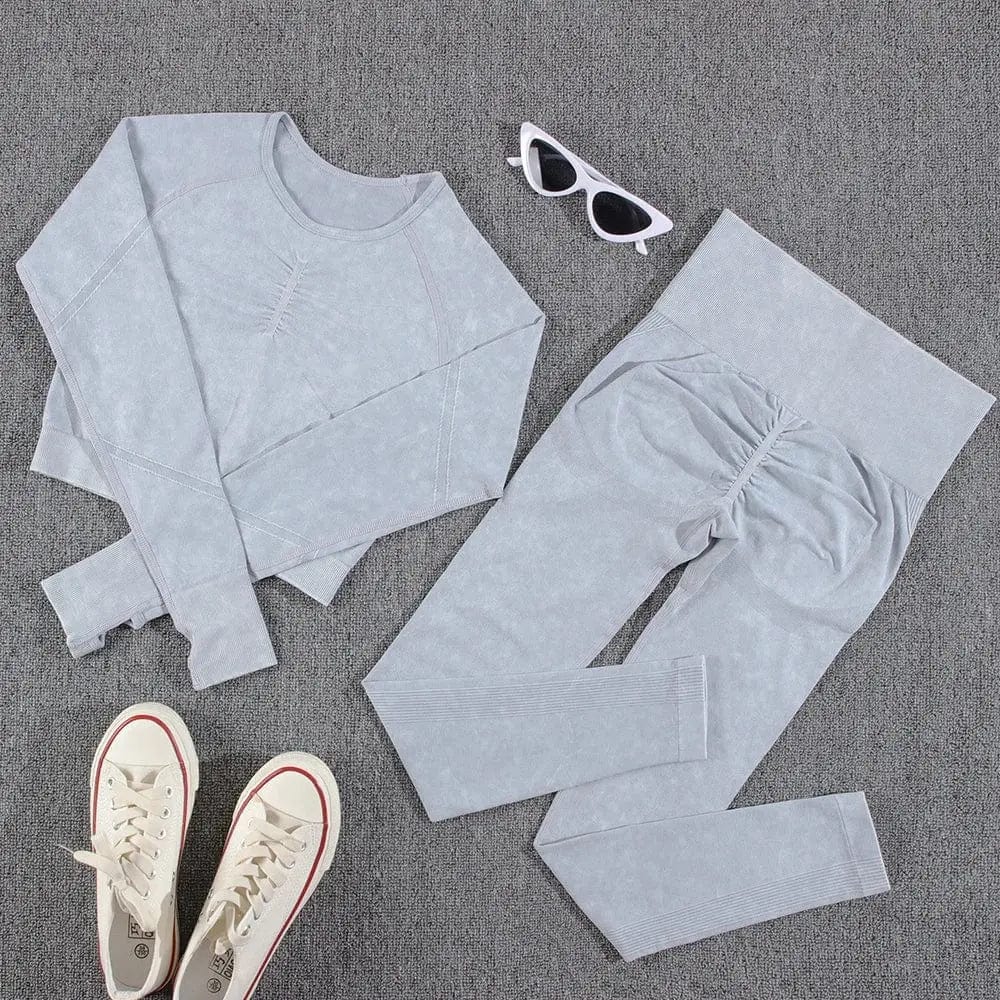 Woman Gym Casual Sport Pants Suit - Essentialshouses