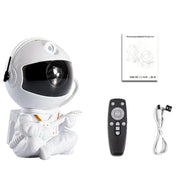 Essentialshouses Guitar White / USB Plug 🌌Galaxy Star Projector LED Night Light – Astronaut Lamp