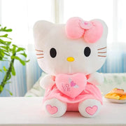 Essentialshouses Heart hugging KT / 25cm Girl Sanrio Hello Kitty Cat Plush Toy